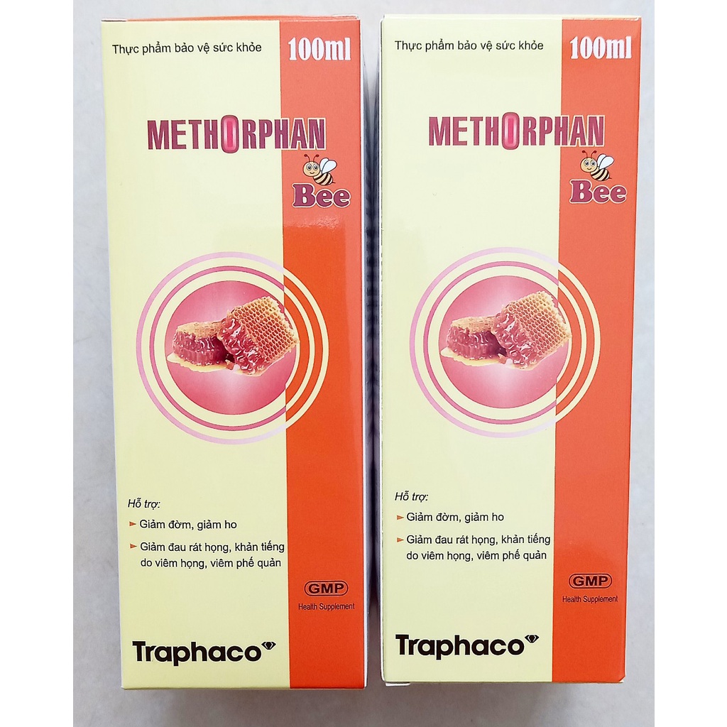 Siro thảo dược Methophan chai 100ml . Giúp bổ phế, giảm ho, long đờm
