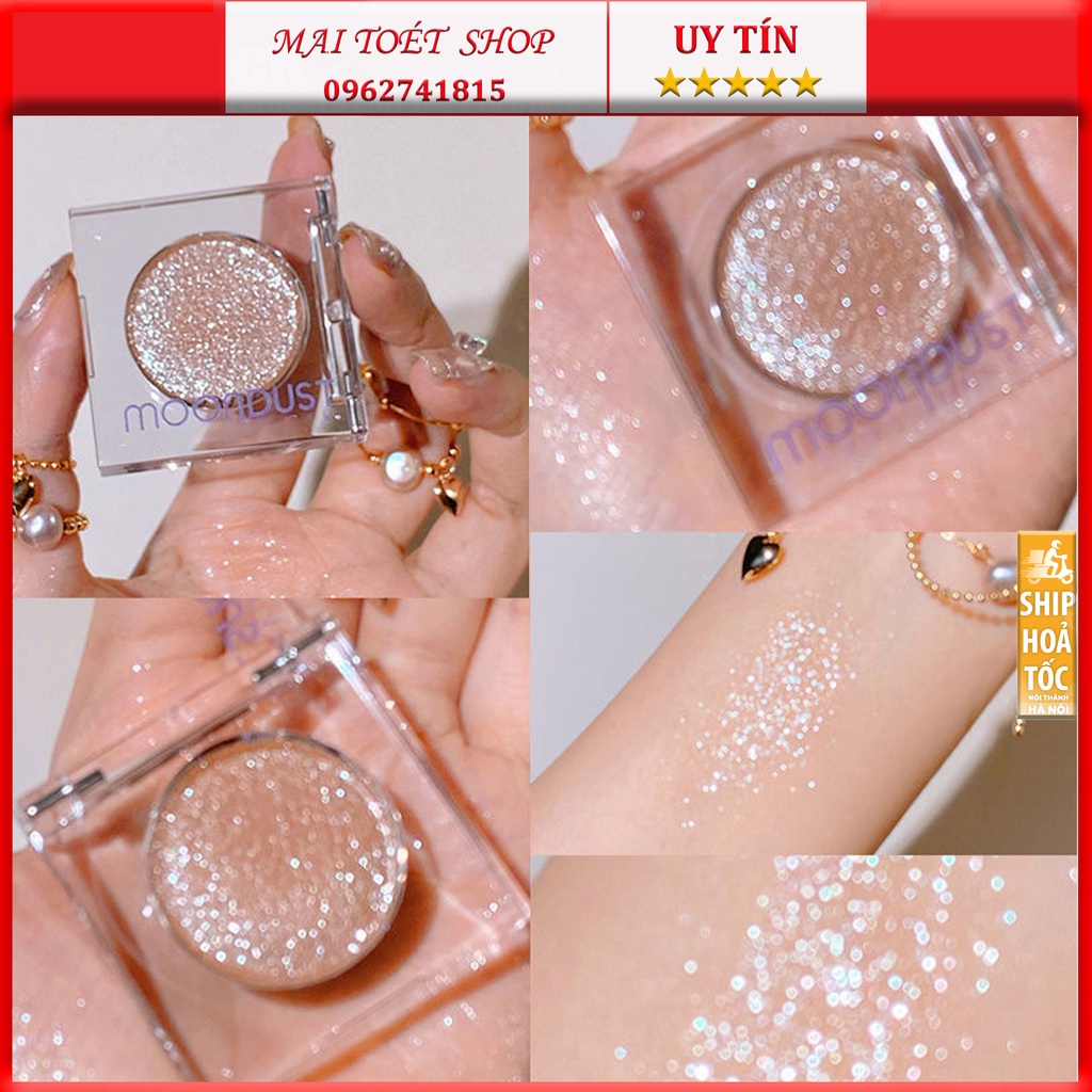 Phấn mắt tròn DIKALU nhũ kim tuyến lấp lánh bắt sáng lâu trôi, nhũ mắt nội địa trung chính hãng