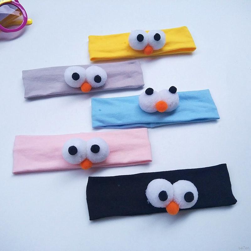 Băng đô đính đôi mắt hoạt hình ngộ nghĩnh cho bé