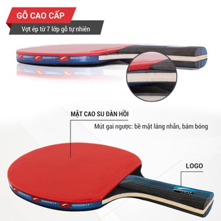 BỘ 2 VỢT BÓNG BÀN GOODFIT GF001TS