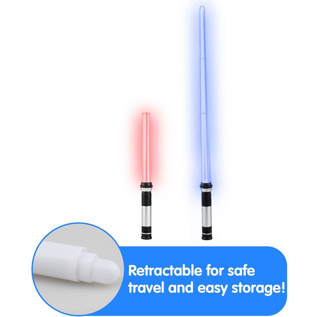 Set 2 kiếm đồ chơi với đèn led độc đáo cho các bé