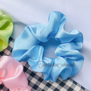 Buộc tóc vải - Scrunchies lụa hot trend