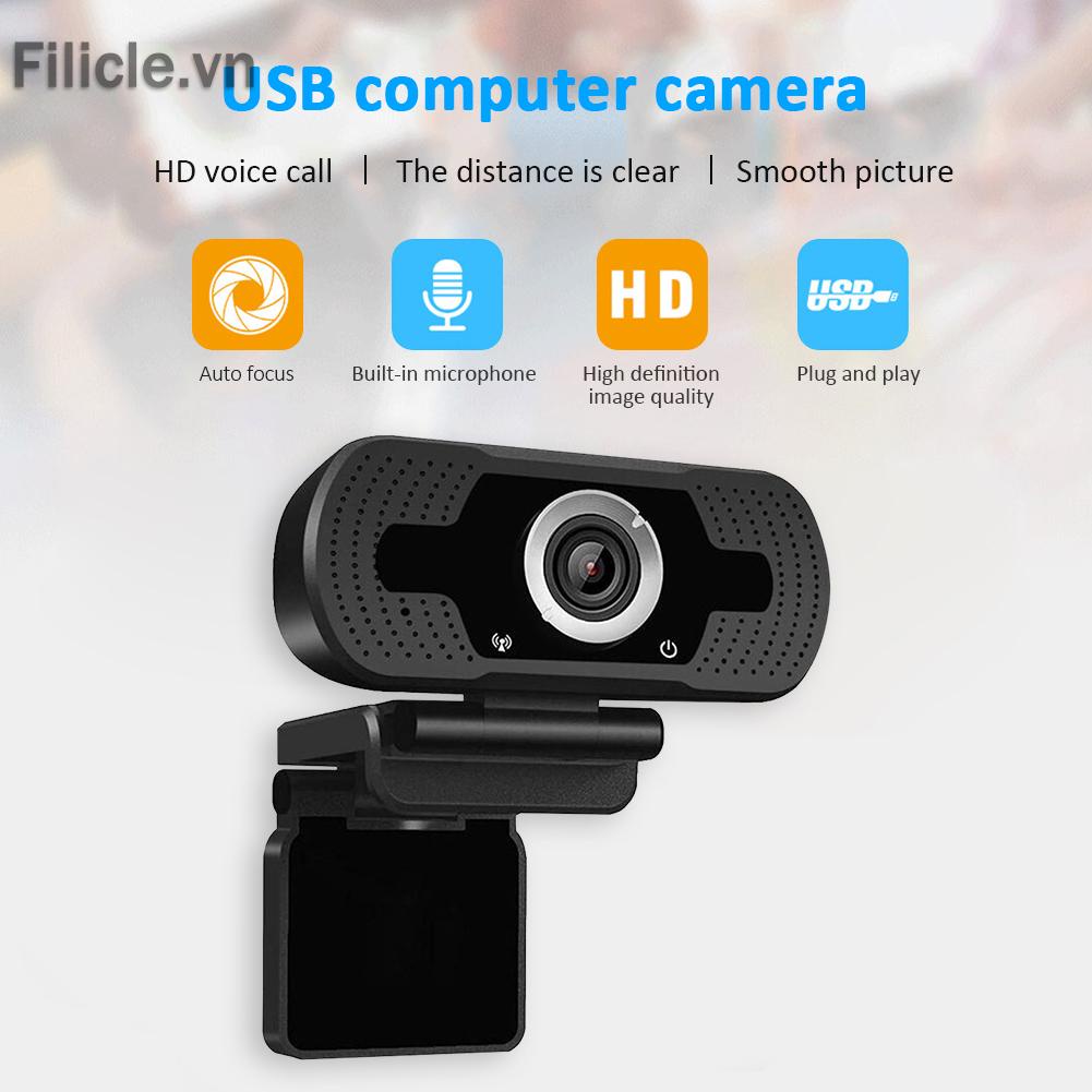 Webcam FILICLE 2MP 1080P Full HD 30fps tích hợp mic | BigBuy360 - bigbuy360.vn