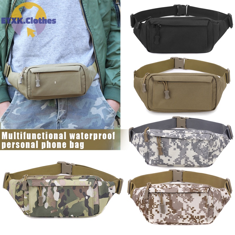 Túi Đeo Chéo Ngực / Thắt Lưng Họa Tiết Rằn Ri Chống Thấm Nước Cho Nam | BigBuy360 - bigbuy360.vn