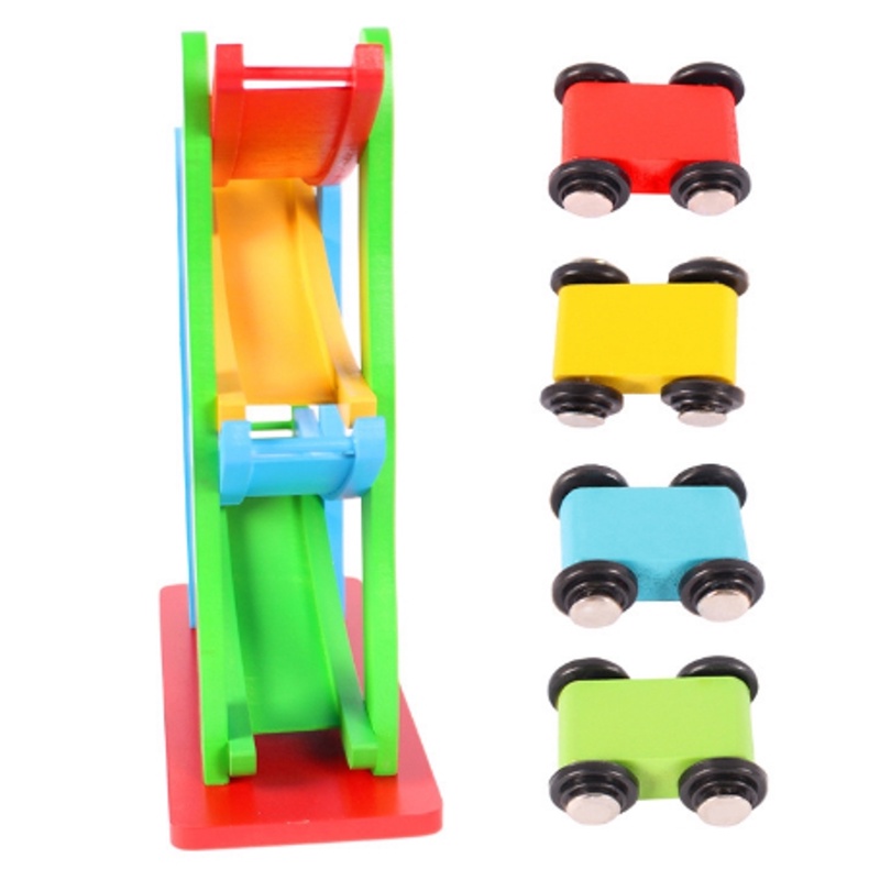 Đồ chơi Xe Trượt 4 Tầng Bằng Gỗ Cho Bé Yêu- The Pooh