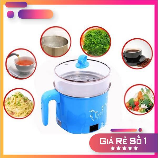 [ SIÊU KHUYẾN MẠI ] NỒI NẤU ĐA NĂNG SIÊU TỐC KÈM CHỨC NĂNG HẤP ĐỒ 2 TẦNG 18CM(1.8L). | BigBuy360 - bigbuy360.vn