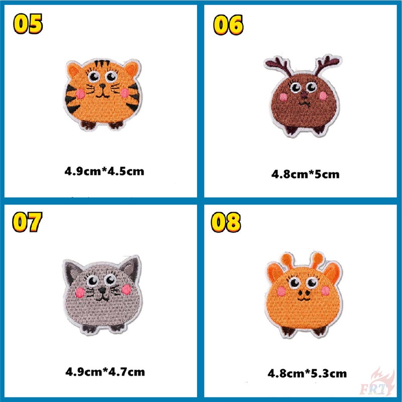 ☸ Miếng Dán Tự Dính Hình Động Vật Đáng Yêu ☸ 1 Hình Dán Ủi Trang Trí Quần Áo Hình Dáng Dễ Thương