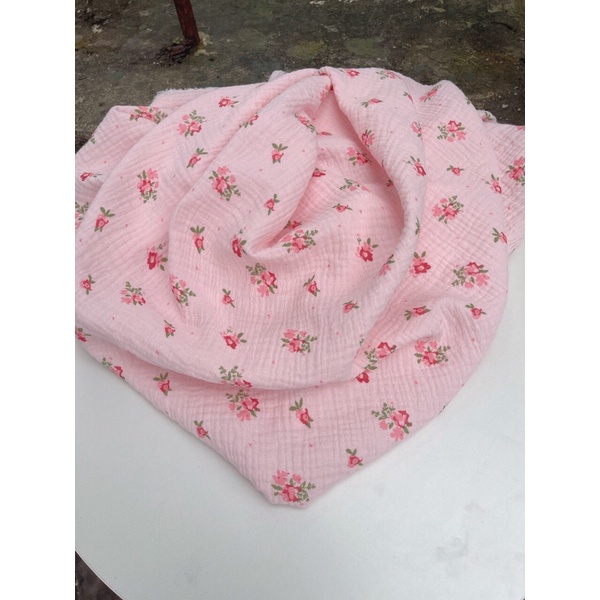 Vải xô muslin cao cấp 100% cotton