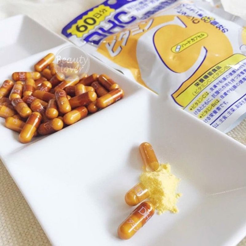 Viên uống DHC vitamin C 30 ngày và 90 ngày Nhật Bản, tăng cường đề kháng, hỗ trợ làm sáng da và giảm mụn – Beauty Lover
