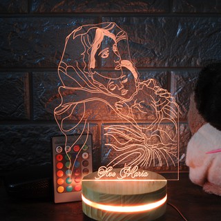 Đèn led 3D AVE MARIA