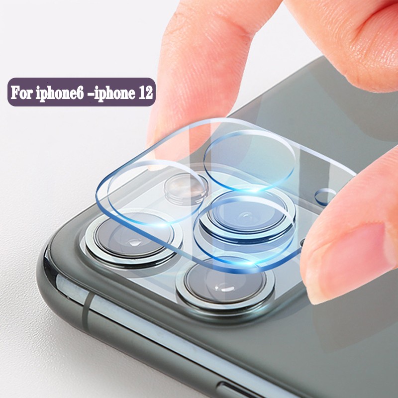 Kính Cường Lực 9D Bảo Vệ Camera Sau Cho iPhone 11 Pro Max iPhone Xs Max XR 6 6S 7 8 Plus