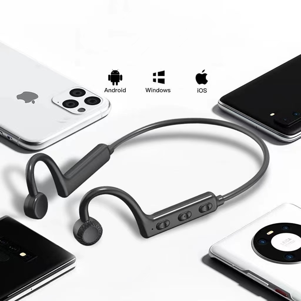 Tai Nghe Nkodok Ks-19 Bluetooth Truyền Âm Qua Xương Kiểu Dáng Thể Thao