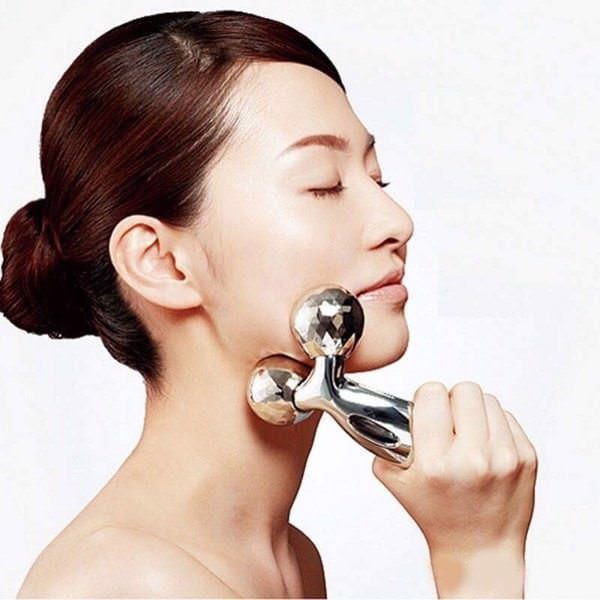 Cây lăn massage mặt 3D làm căng da, thon gọn