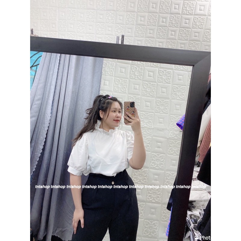 SET Áo lụa + Quần Baggy [ TNT Shop Bigsize 60kg - 90kg ] Ảnh thật 100%