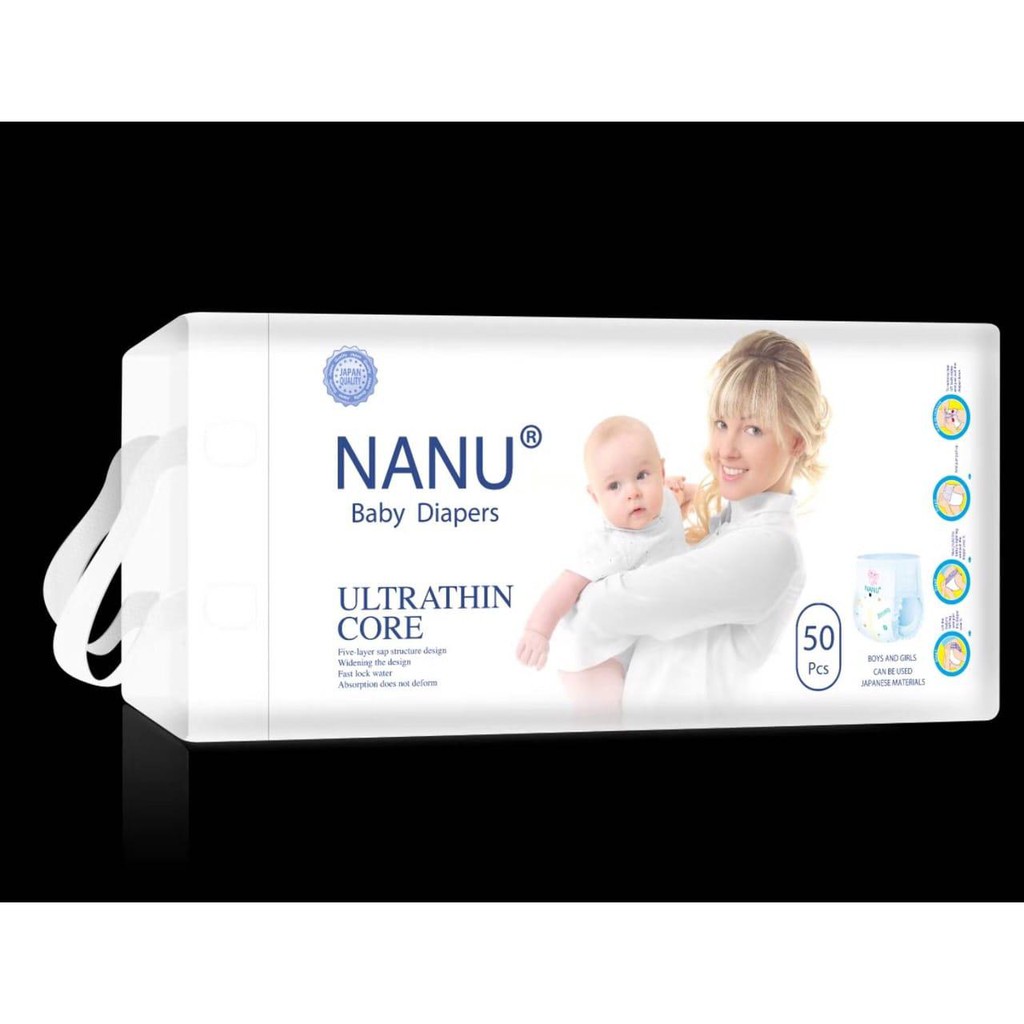 Bỉm quần nhật NANU baby M50/L50/XL50,2XL50