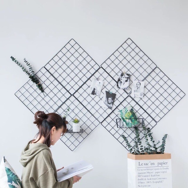 6 Khung Hình Lưới Sắt Nghệ Thuật Trang Trí Decor Nhà Phòng Ngủ Siêu Xinh Picture Frame