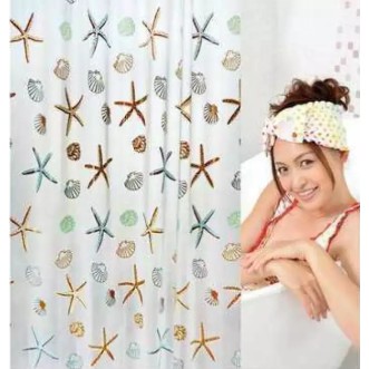 -𝐒𝐀𝐋𝐄- Màn Che Phòng Tắm Chống Thấm 180x180cm Nhiều Hình-MẪU NGẪU NHIÊN