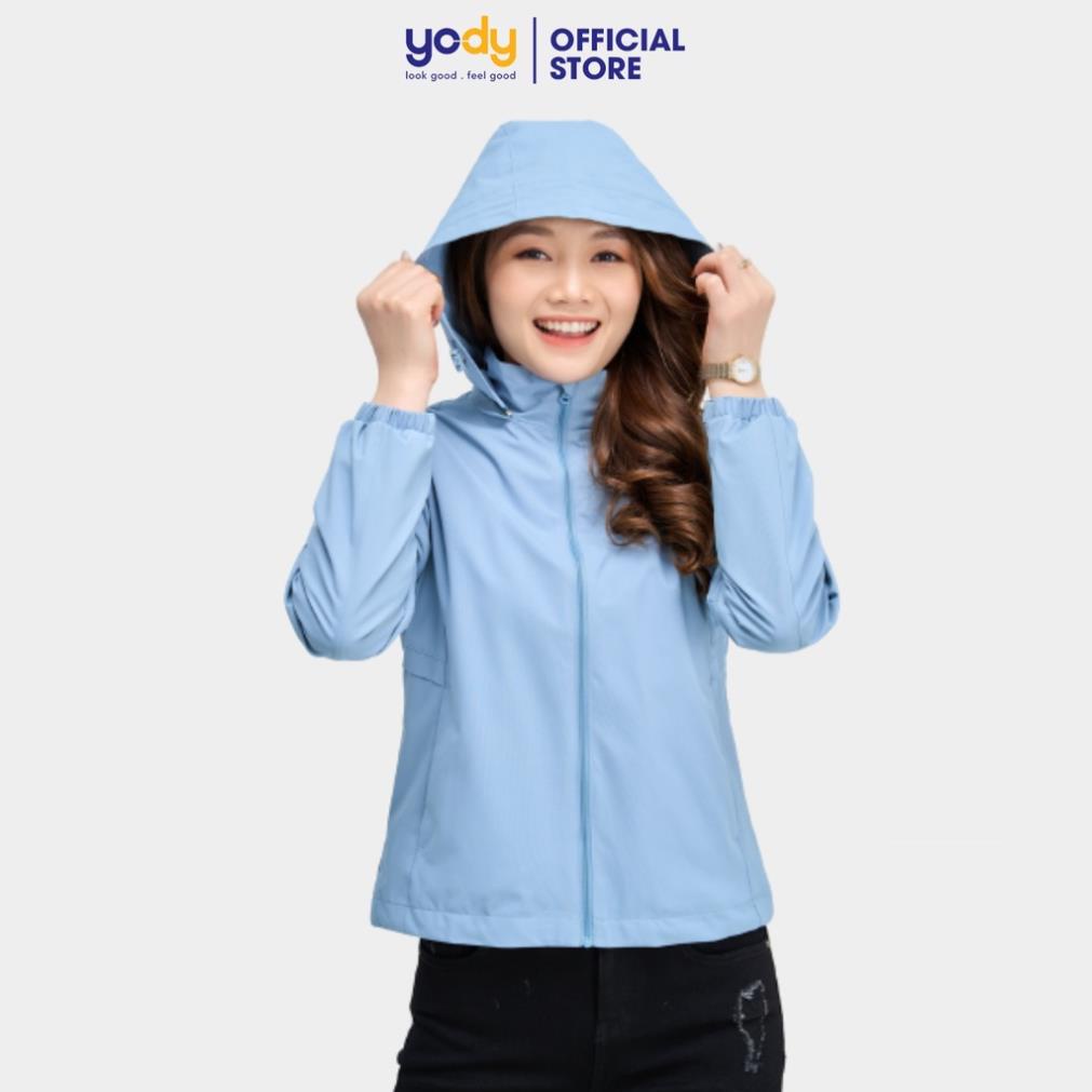 12.12 Áo gió nữ YODY 2 lớp ấm áp nhẹ cản gió cản bụi cản nước AKN4054