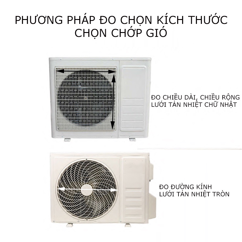 Chuyển gió điều hòa louver chuyển hướng dàn nóng chớp chuyển gió cục nóng Nami VAFOFA NM-CCG101