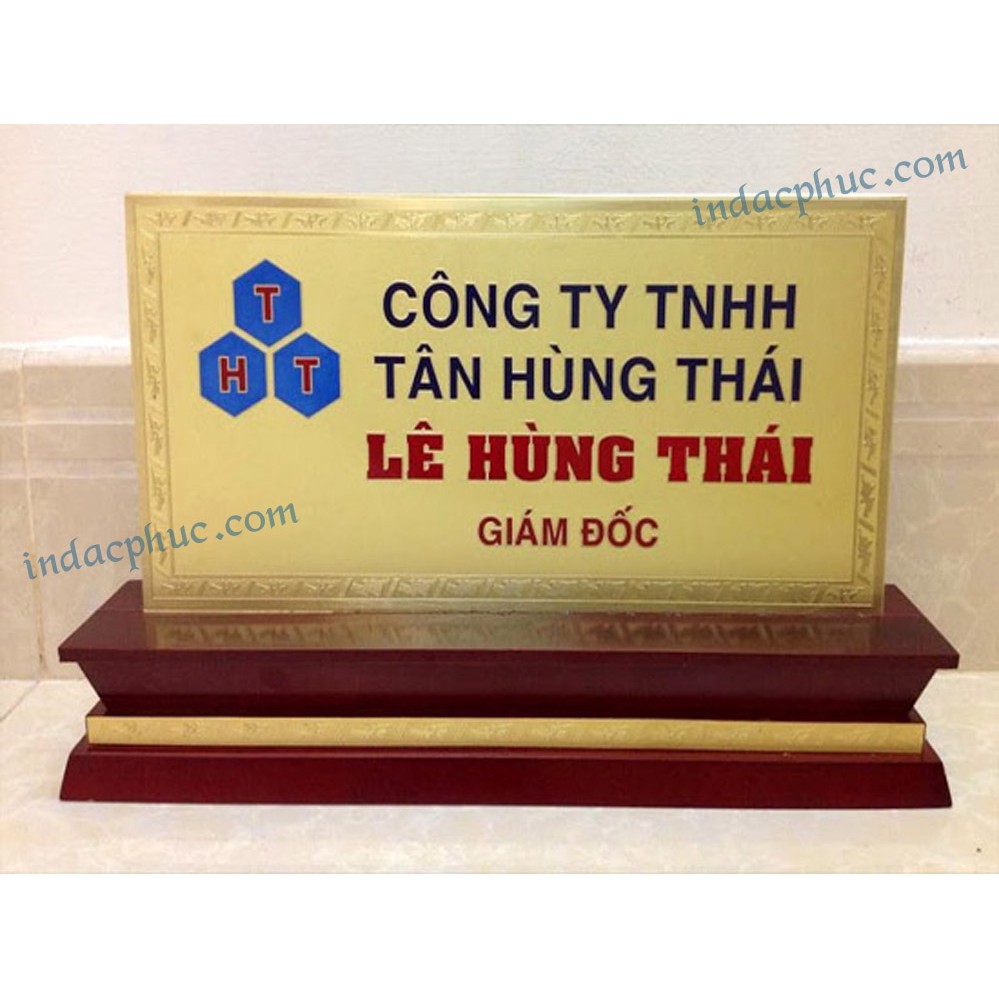 Biển Chức Danh Đồng 2 ly