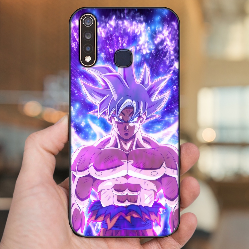 Ốp lưng Vivo Y19 viền đen in hình Goku Dragon Ball