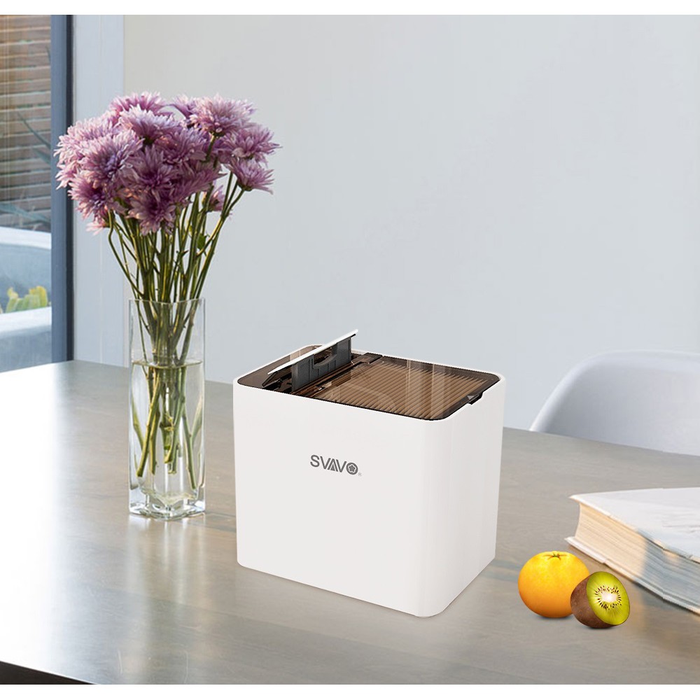 Hộp đựng tăm cảm ứng có tia UV diệt khuẩn SVAVO - Smart Toothpick Dispenser SVAVO