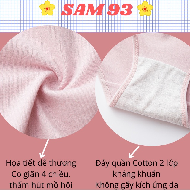 Quần Lót Nữ Cotton Đính Nơ Dễ Thương, Thông Hơi Kháng Khuẩn💖FREESHIP💖 Quần Lót Nữ Cao Cấp Nhiều Màu Xinh Xắn – SAM93 Q15