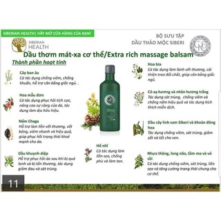 TINH DẦU MASAGE BALSAM