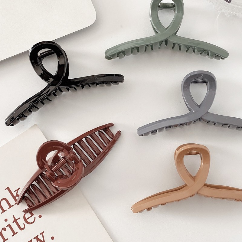Kẹp Tóc Nhựa Trong Suốt Kiểu Dáng Thời Trang Cho Nữ (Hairclips)