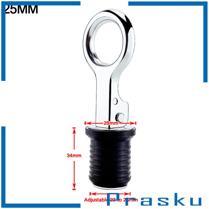 Nút chặn lỗ thoát nước bằng thép không gỉ 304 25mm 32mm cho tàu thuyền | BigBuy360 - bigbuy360.vn