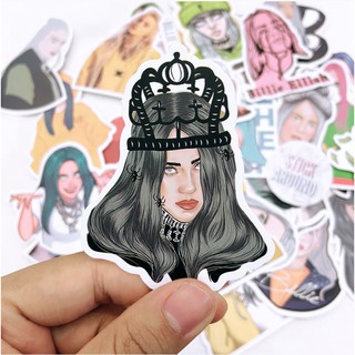 [Billie Eilish] Set sticker hình dán ca sĩ Billie Eilish US-UK