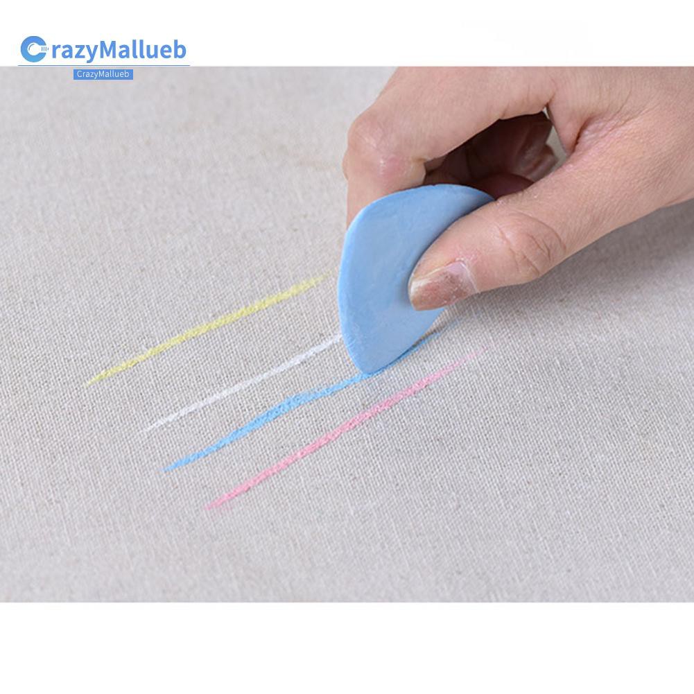 Crazymallueb❤10pcs Colorful Erasable Fabric Chalk Tailors Dressmaker Sewing Markers Tool❤New
