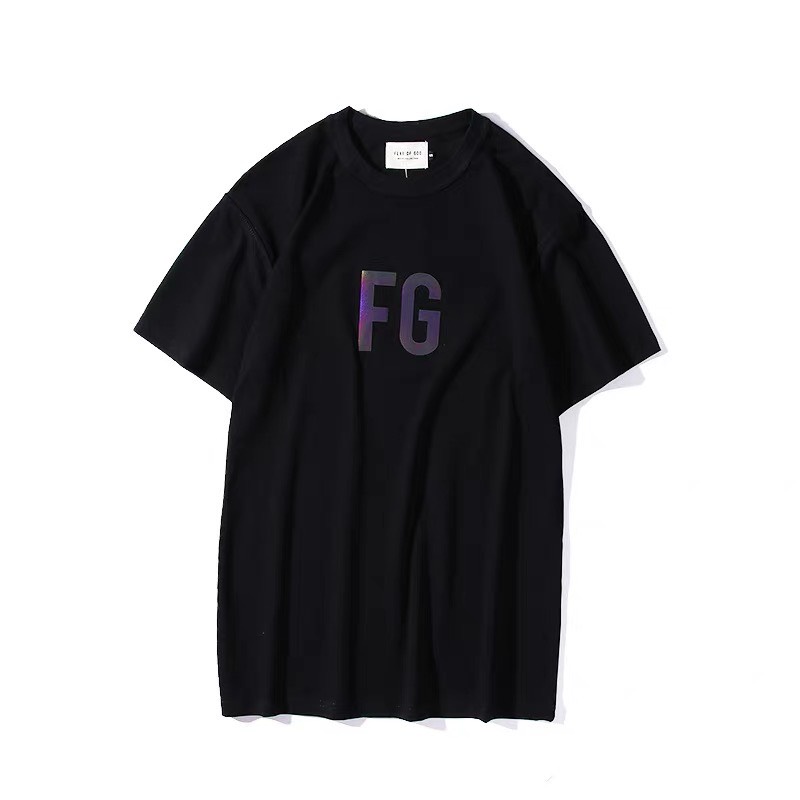 Áo thun nam nữ  unisex fg form rộng cổ tròn oversize cotton giá rẻ màu đen trắng shophienmai