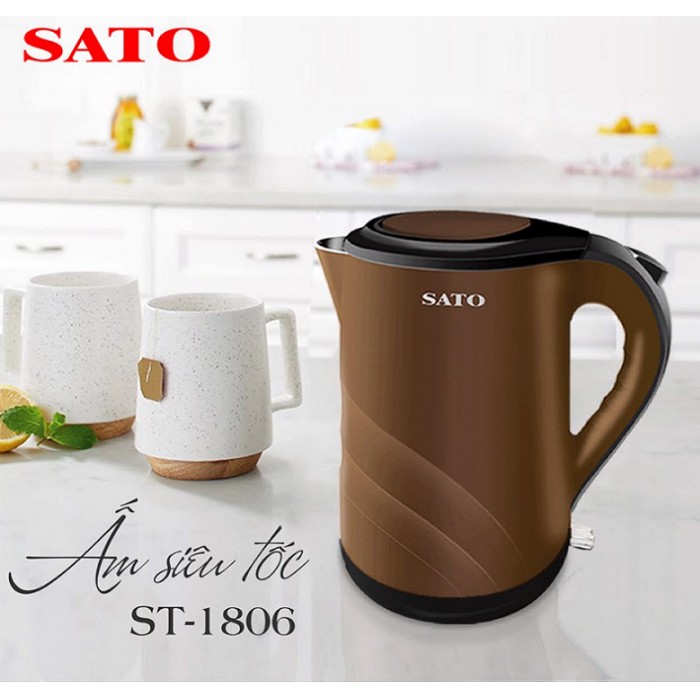Ấm siêu tốc Sato ST-1806 - 1.8L