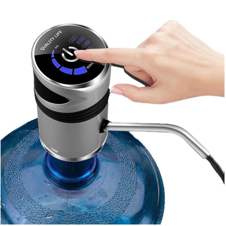 [Sale Sập Sàn] Máy bơm nước uống cảm ứng QUALITY LIFE USB 4 chức năng - AD