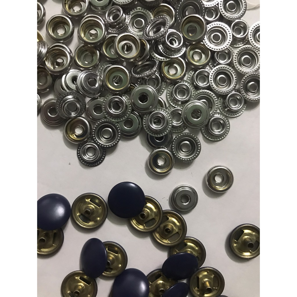 1 bộ Nút 4 chi tiết 15mm(15 ly) ,nút bóp hàng nhập khẩu loại tốt