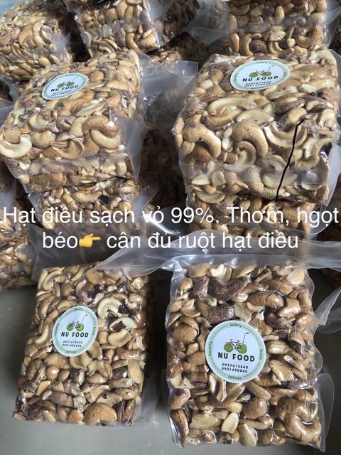 Hạt Điều rang muối sạch vỏ 500g/gói | BigBuy360 - bigbuy360.vn