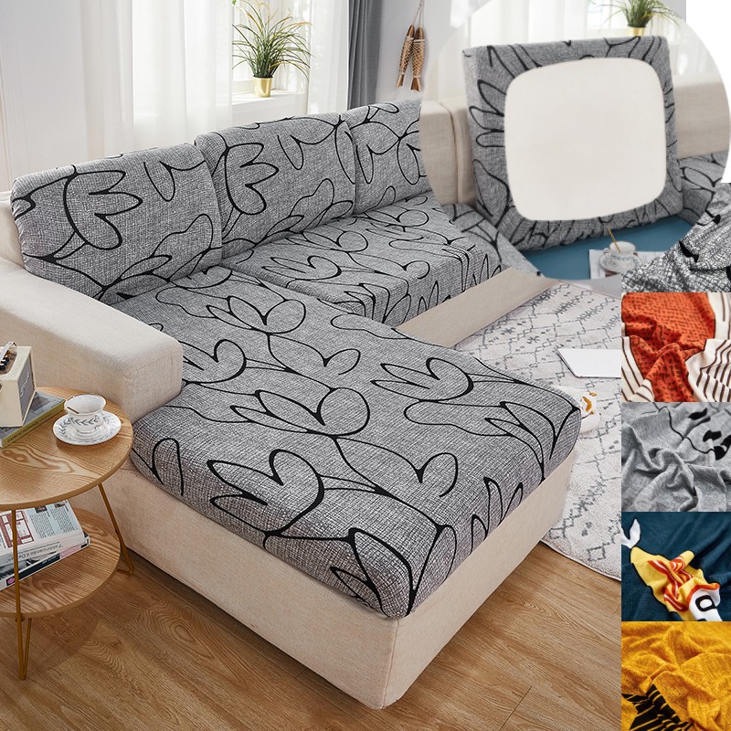 Bọc sofa Vỏ bọc ghế sofa co giãn với 1/2/3/4 chỗ ngồi in họa tiết nổi bật trang trí nhà cửa