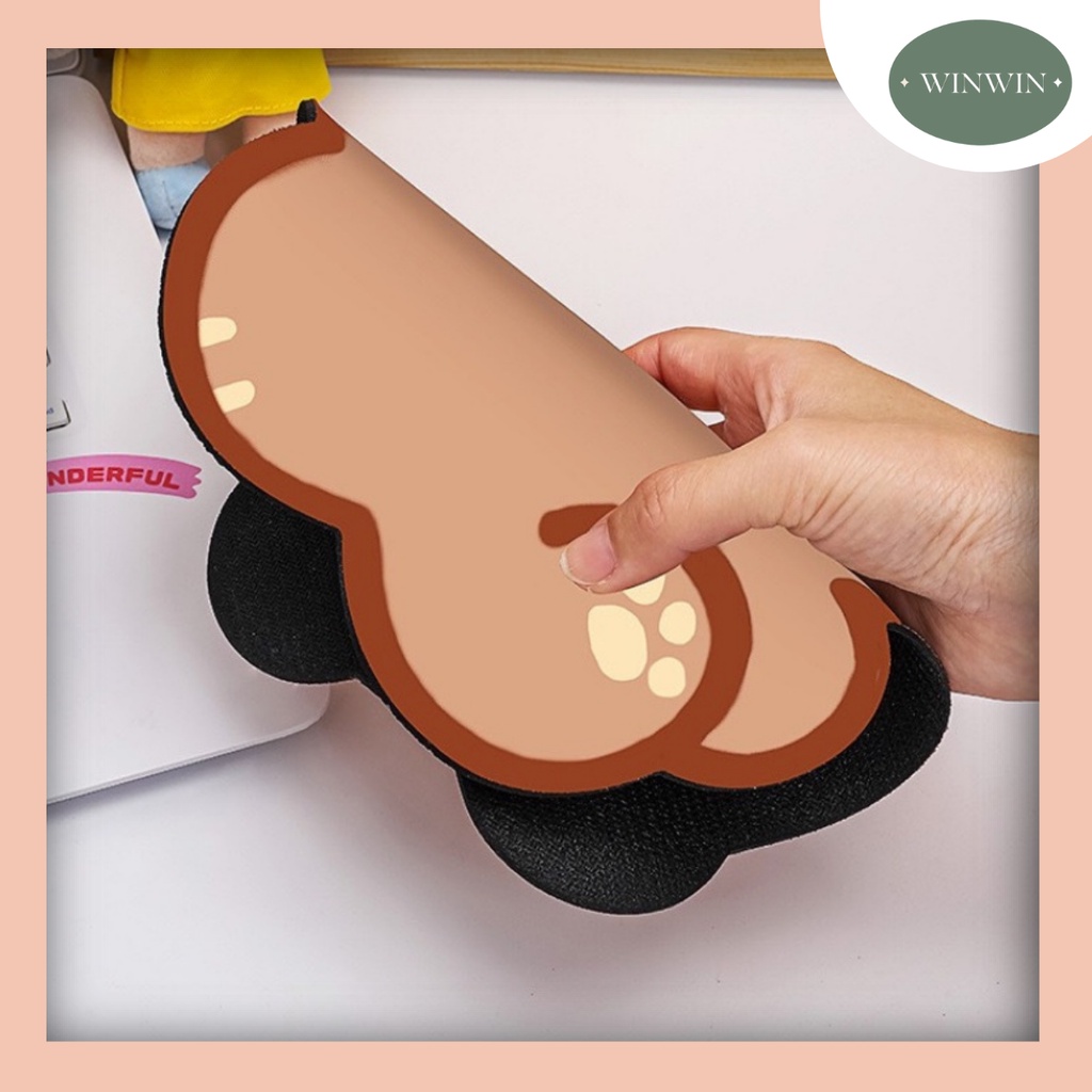 Miếng lót chuột máy tính chống trơn trượt, bàn di chuột họa tiết hoạt hình siêu dễ thương chắc chắn bền bỉ