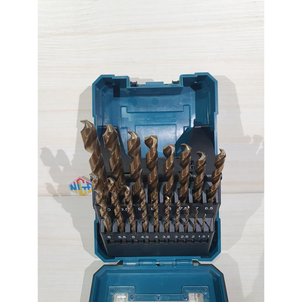 Bộ mũi khoan inox HSS-Co 1.0-10mm Makita D-67561