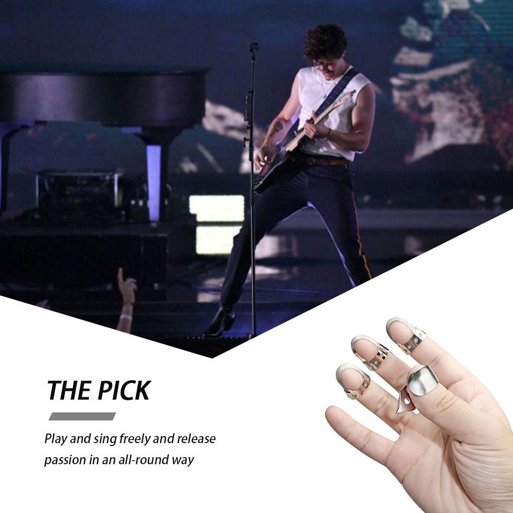 Miếng Gảy Đàn 1 Ngón Cái / + 3 Miếng Gảy Đàn Guitar Điện Acoustic