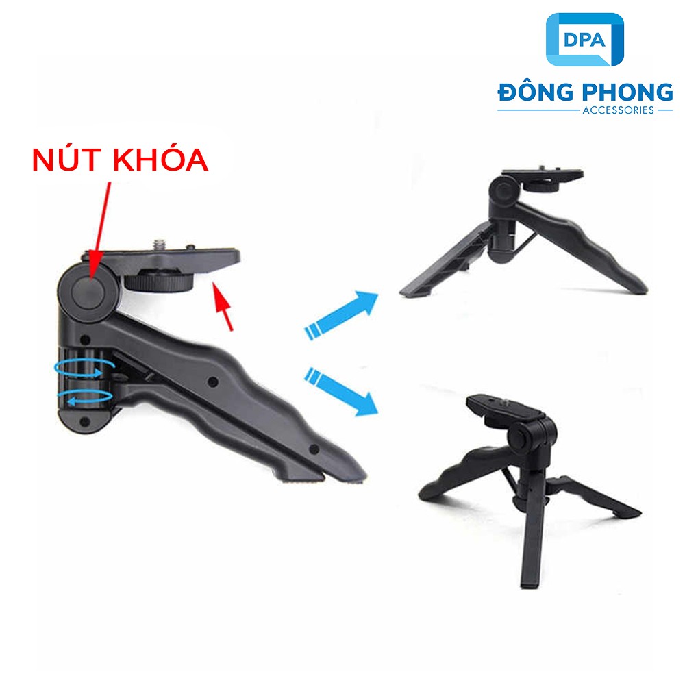 Tripod Mini Cho Điện Thoại, Máy Ảnh Kiêm Giá Đỡ Điện Thoại Xem Phim - TRIPOD BEAUTY LEGS