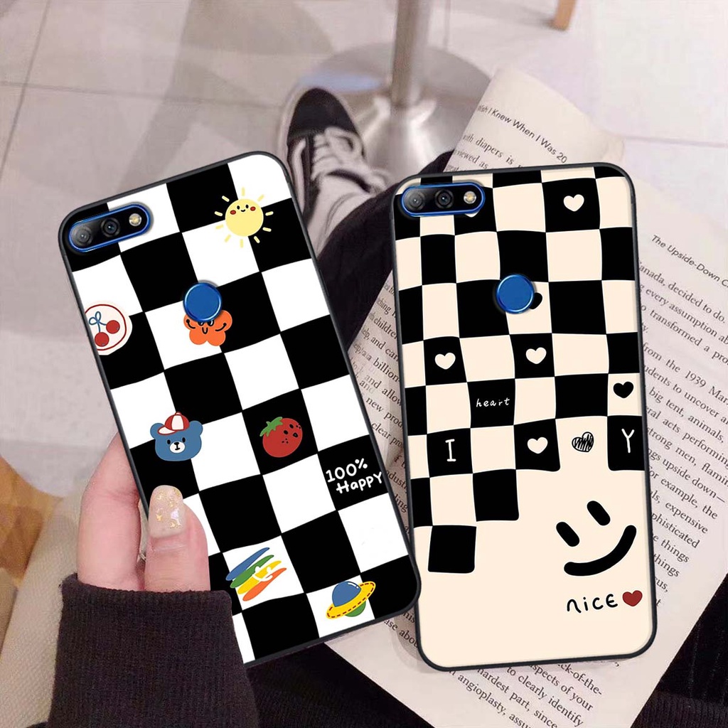 Ốp Huawei Y7 Prime 2018 / Y7 Pro 2018 họa tiết hoa, gấu thời trang, ốp dẻo bền đẹp