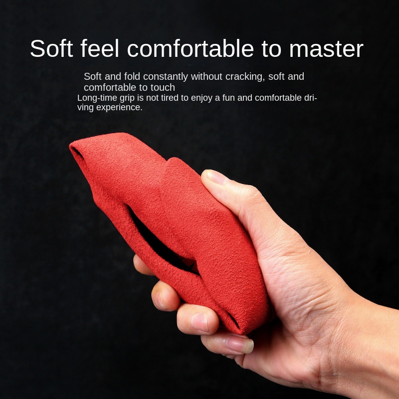 Vỏ Bọc Vô Lăng Xe Hơi Bằng Da + Sợi Carbon Chống Trượt / Mòn Cho Vinfast Vf8 Vf9 Vf E34 Vf5 Vf7 Lux2.0