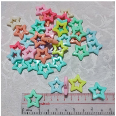 100gr hạt cườm nhựa màu - Nguyên liệu làm vòng tay, handmade