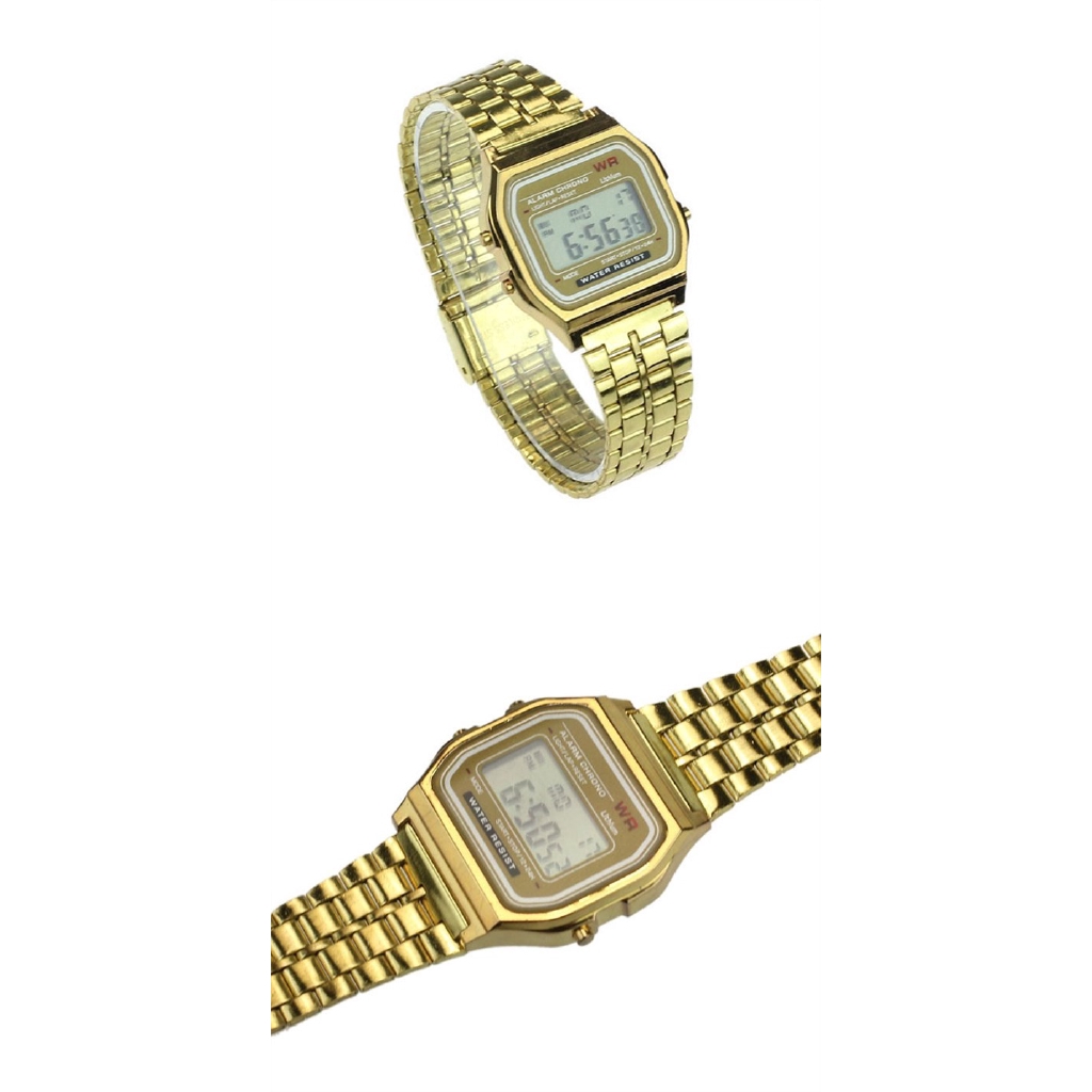 Đồng hồ điện tử phong cách vintage dành cho nam và nữ