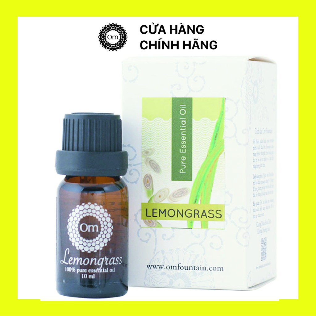 Tinh dầu Sả chanh Lemongrass 10ml - Om Fountain