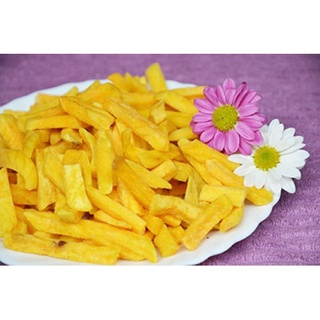Khoai lang vàng sợi sấy giòn hàng xuất khẩu, thơm ngon, sạch sẽ - hũ Pet 930ml