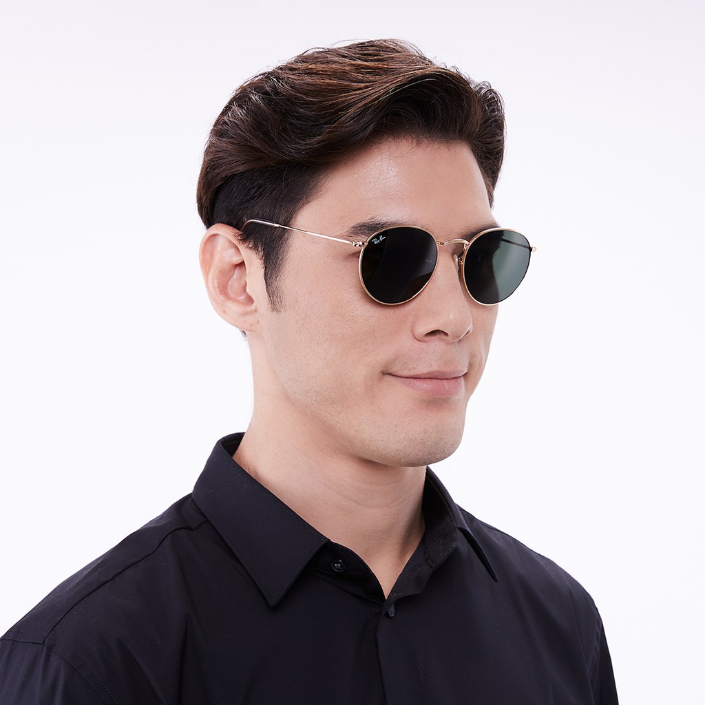 Hot 2021 ray ban kính râm kim loại tròn rb3447 001