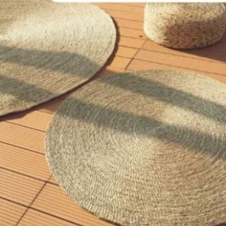 Thảm cói tròn size đại 1m8, 2m